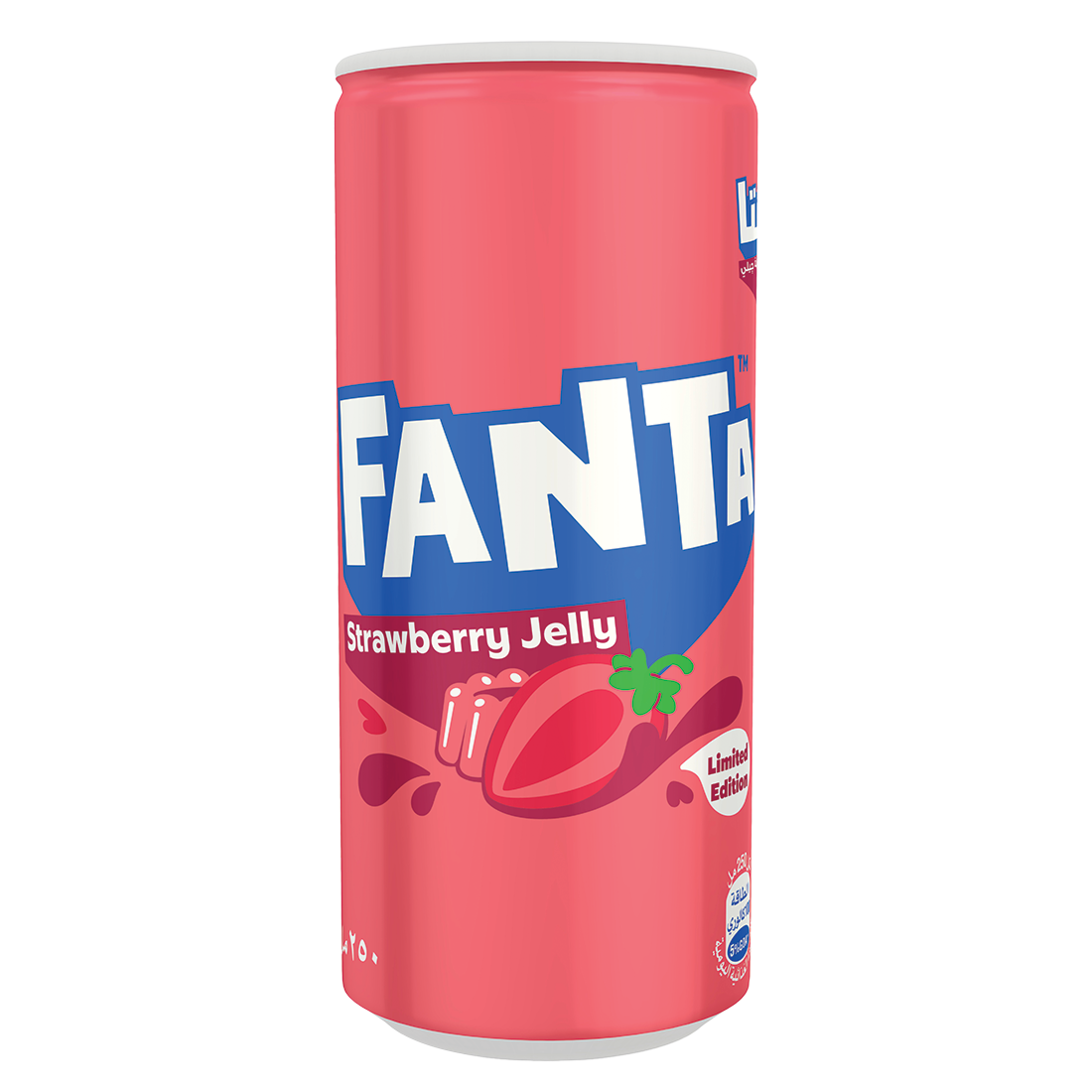 Fanta Orange bottle on orange background with orange slices