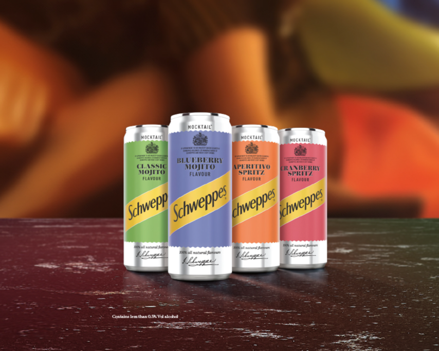schweppes mocktail drinks