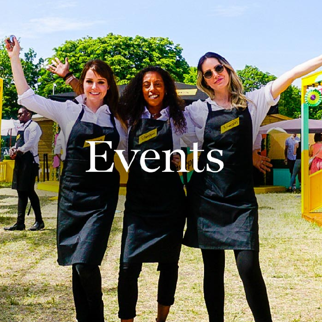 schweppes food and drinks events