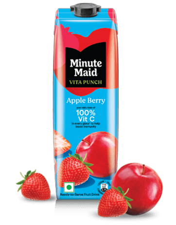 Minute Maid टेट्रा वीटा पंच का टेट्रा पैक - एप्पल बेरी