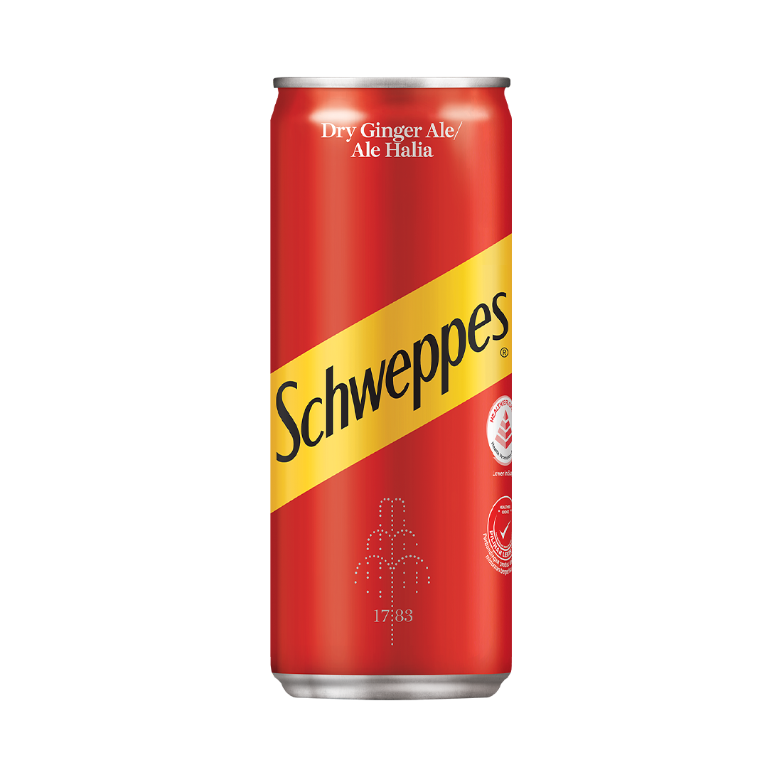 Schweppes Tonic Water can