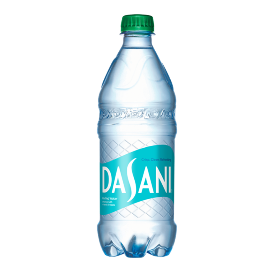 Dasani Purified Water bottle with new look