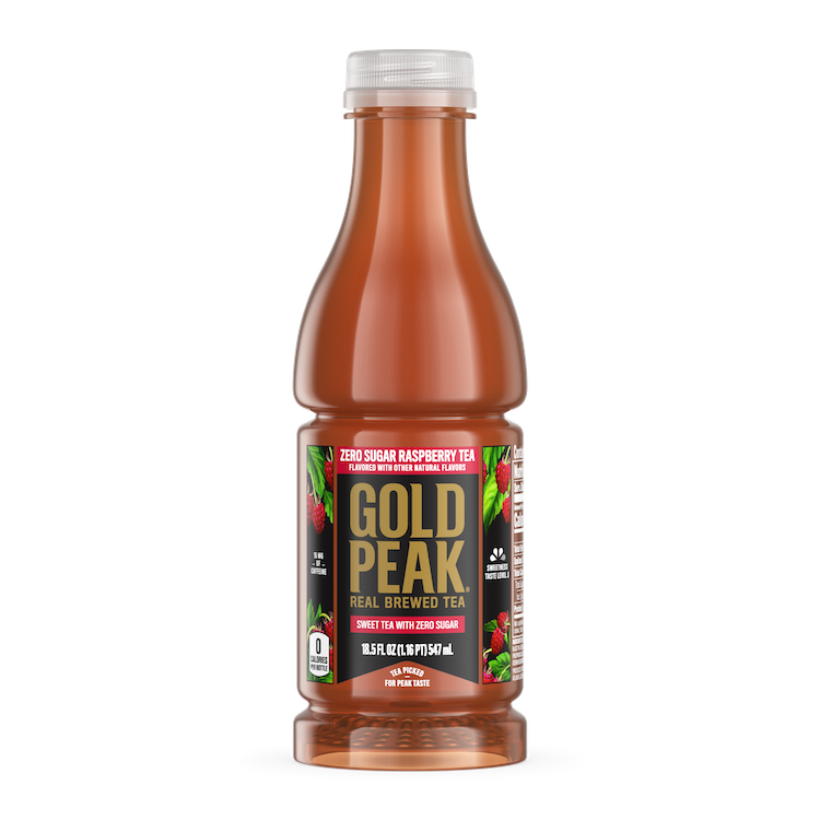 Gold Peak Unsweetened Black Tea bottle