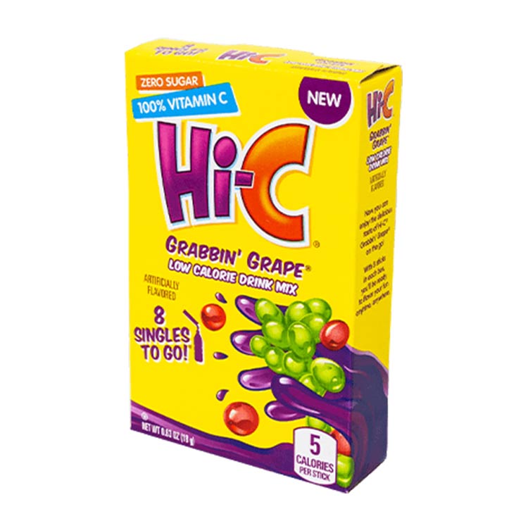 Grabbin' Grape Drink Mix box