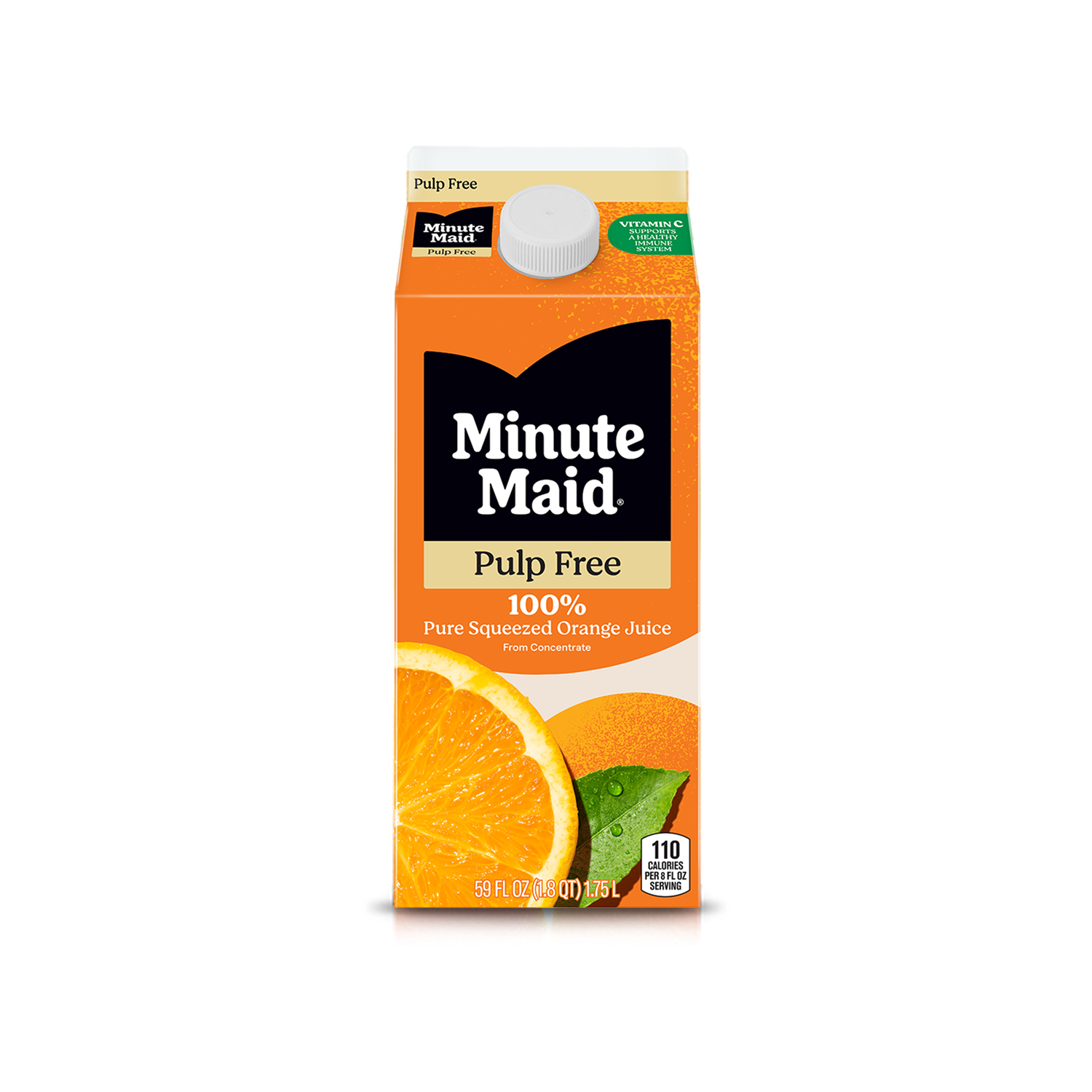 Minute Maid Orange Juice Pulp Free Carton, 59 fl oz