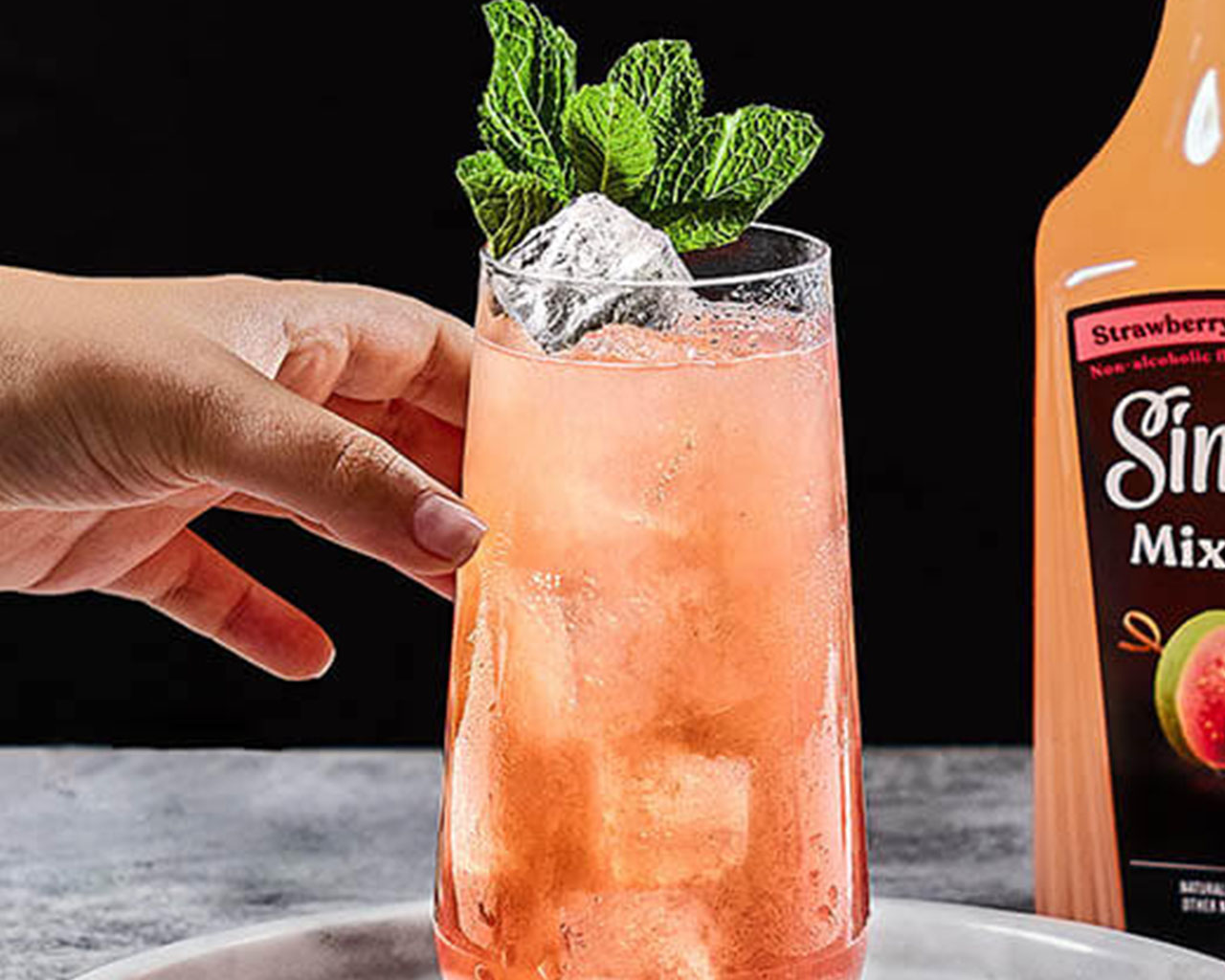 Simply Strawberry Guava Mojito