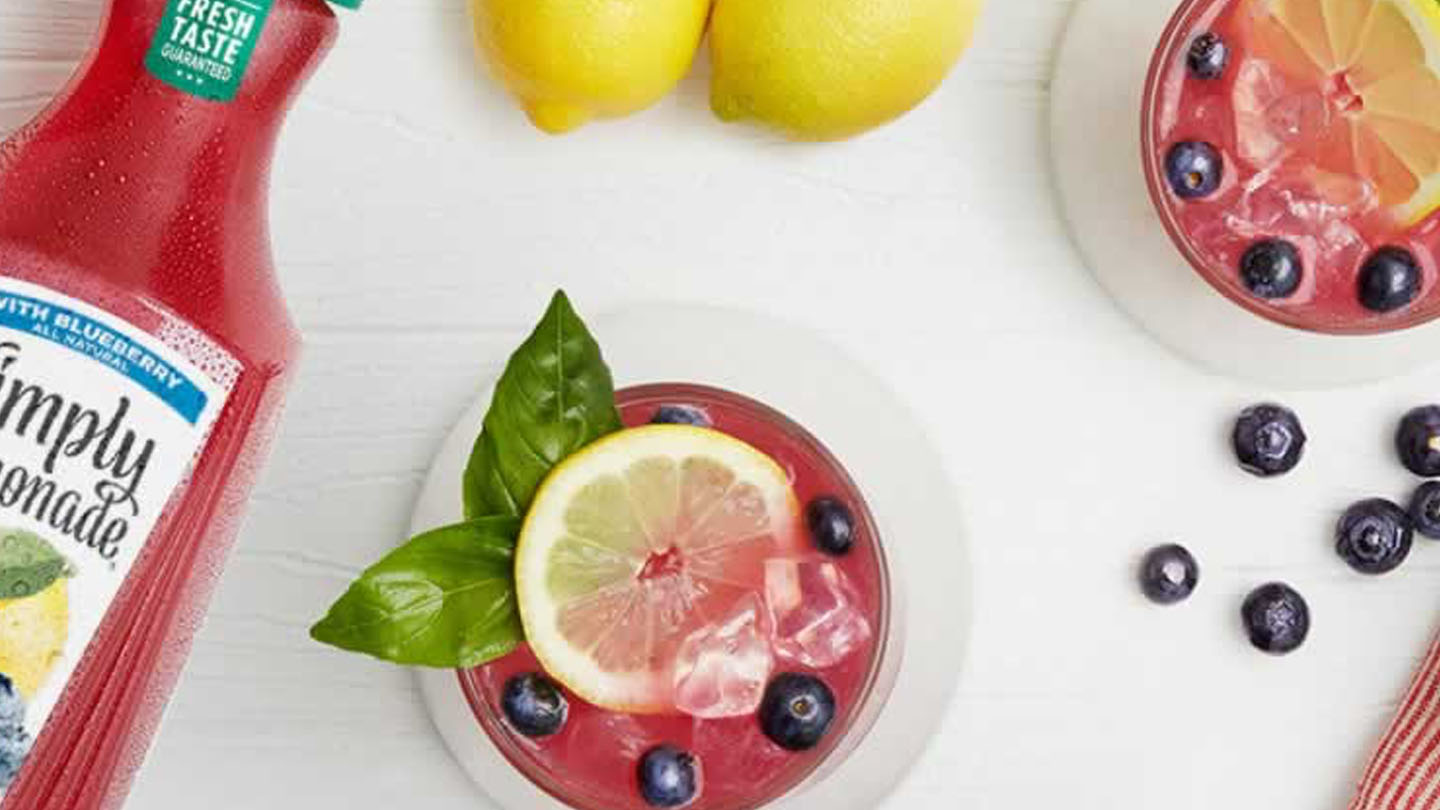 Simply Lemonade® with Blueberry Basil Royale