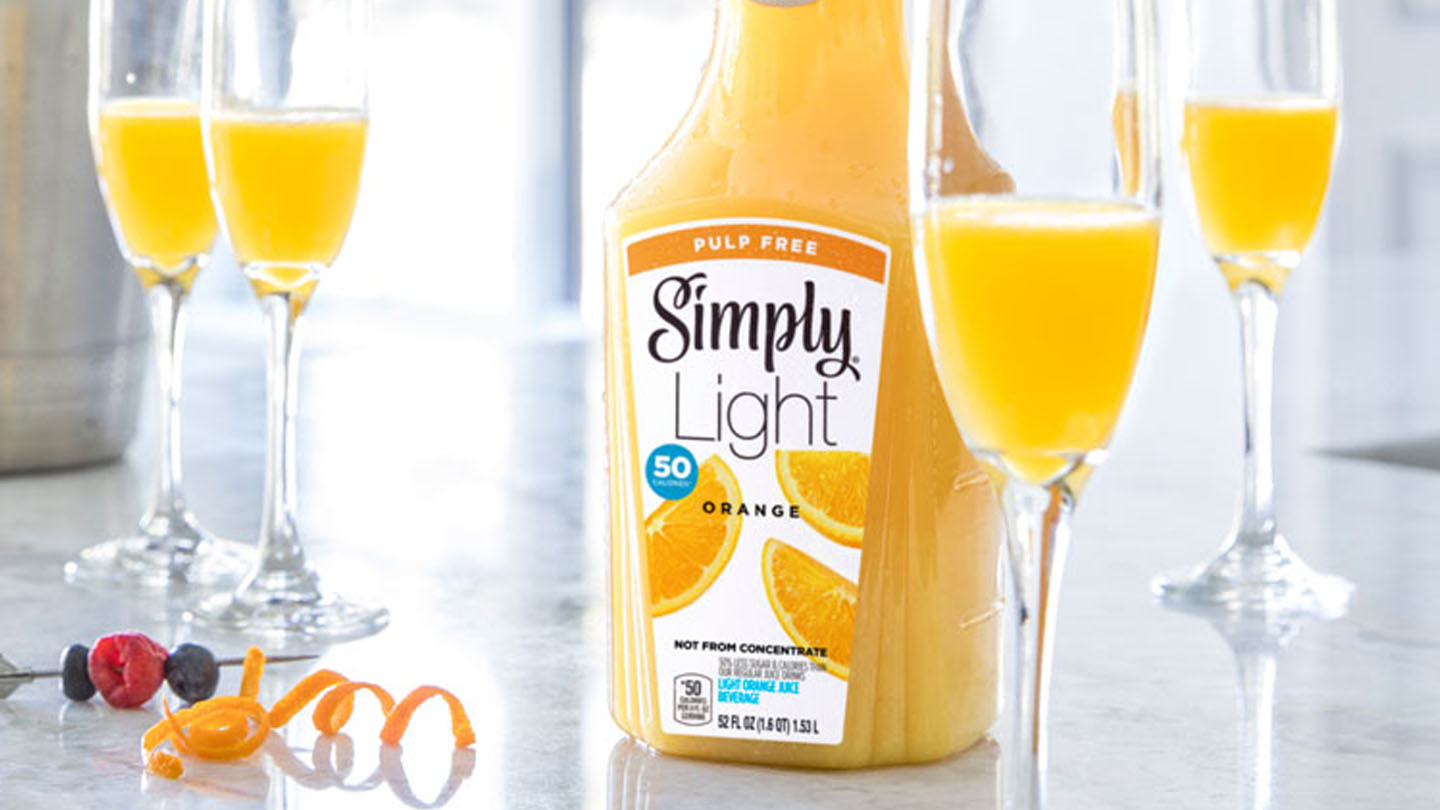 Simply Light Sparkling Mimosa Recipe