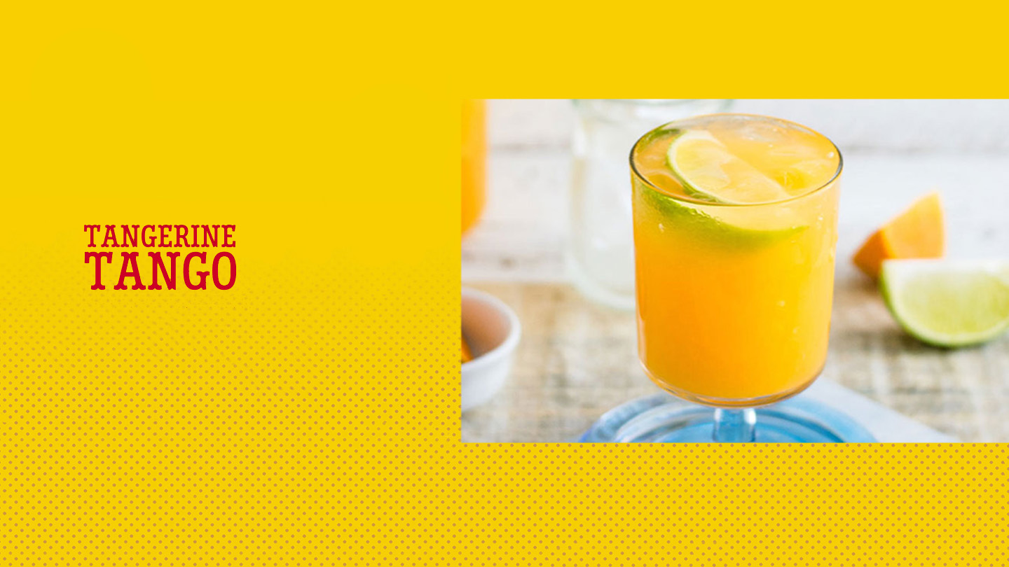 A glass of Tangerine Tango