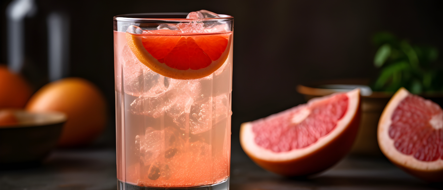 A glass of the Victory Mocktail